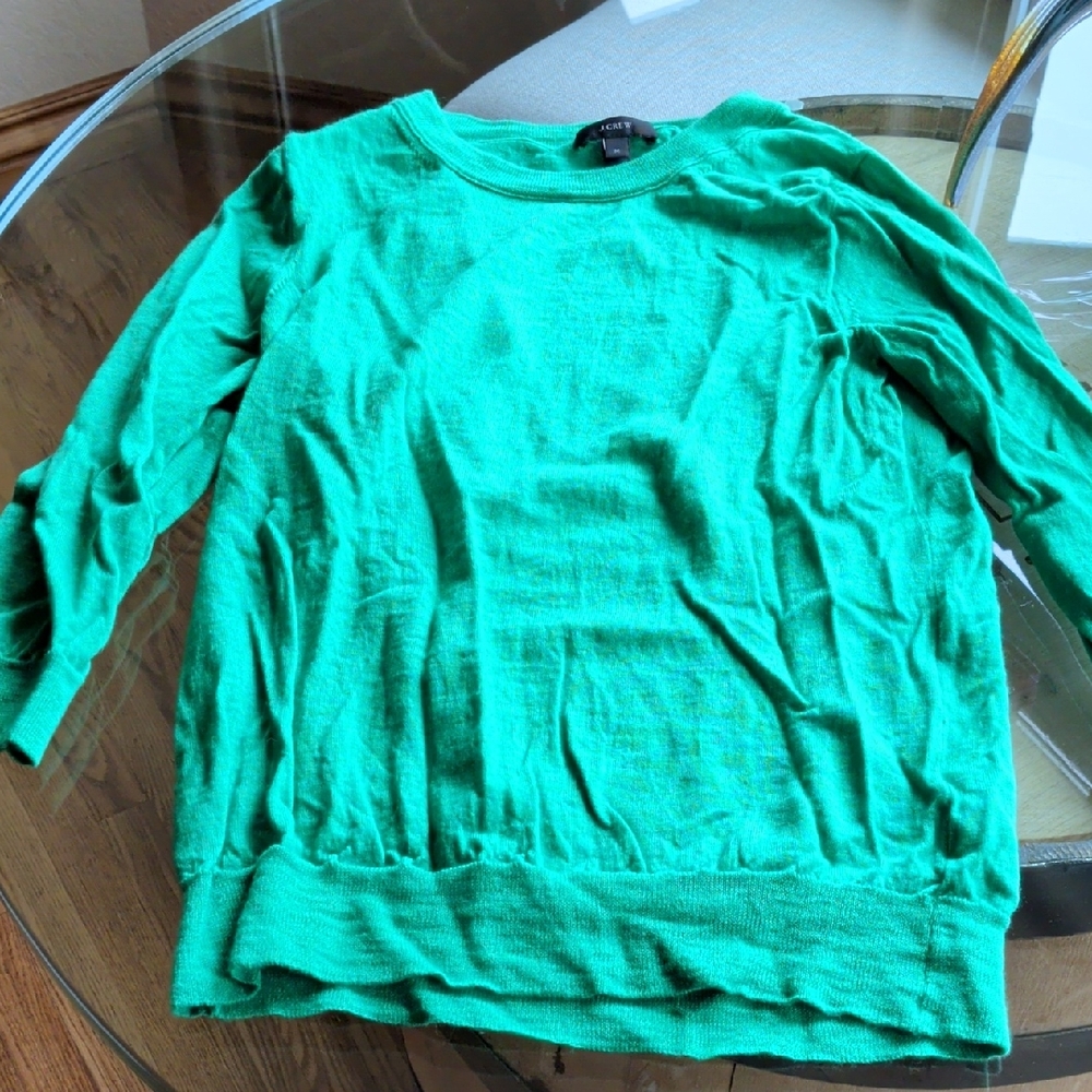 J. Crew Emerald Knit Top